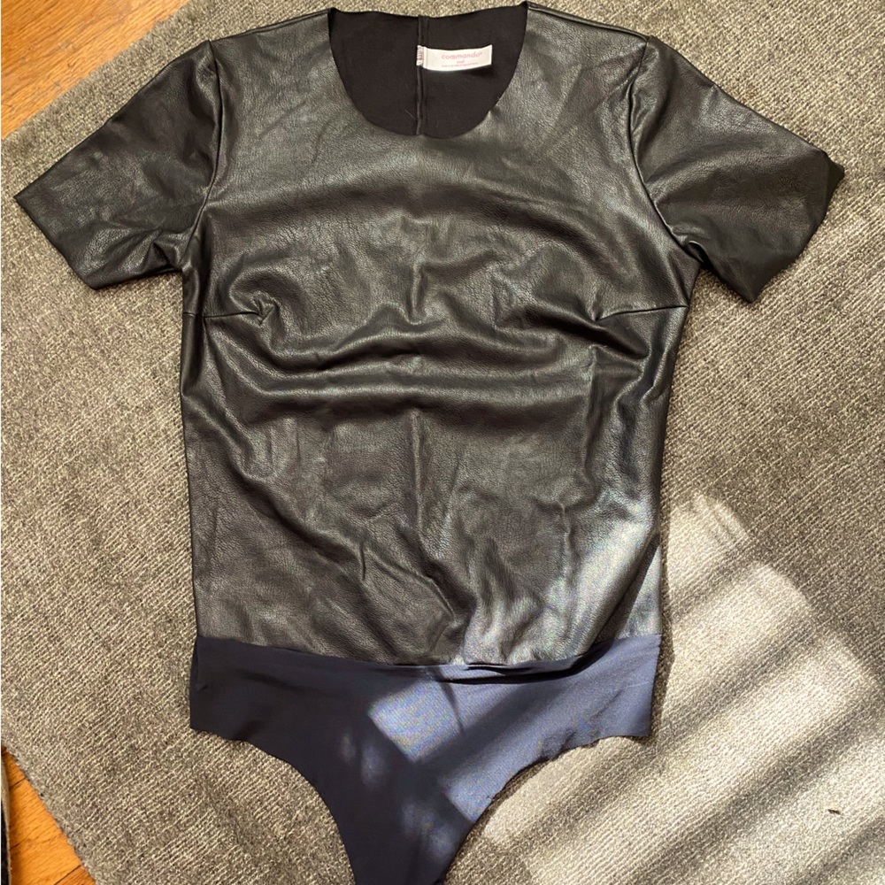 Commando Faux Leather bodysuit